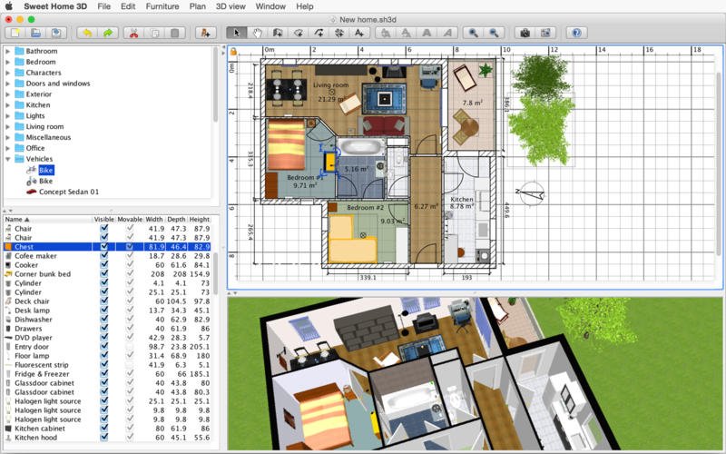 Sweet Home 3D screenshot 2
